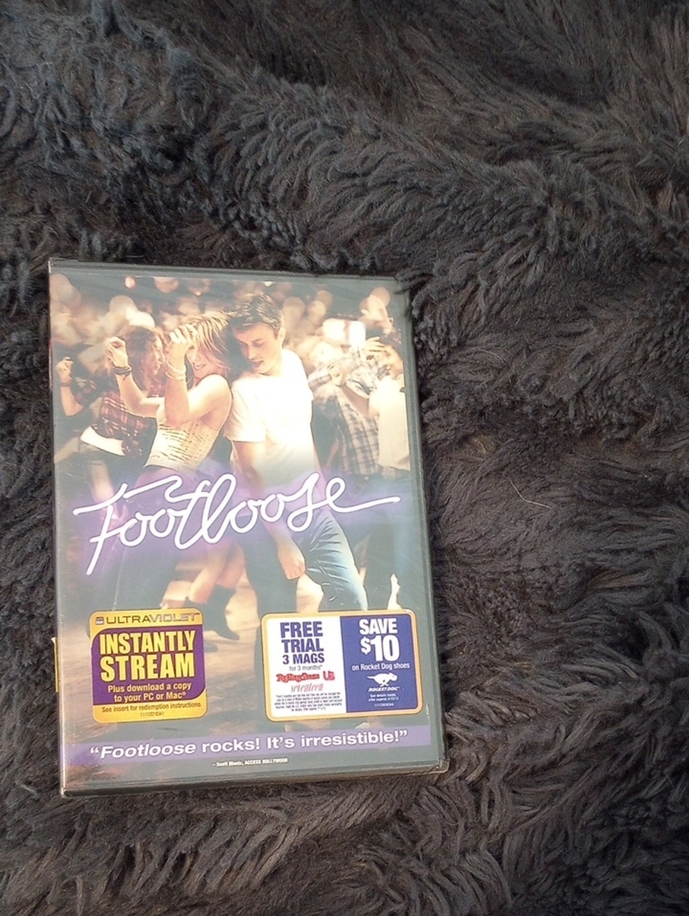 Footloose DVD Movie — Purple Cover